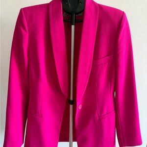 Zara Pink Blazer Tailored Suit Jacket